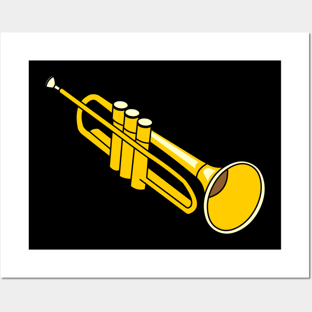 Trumpet Wall Art by Barthol Graphics